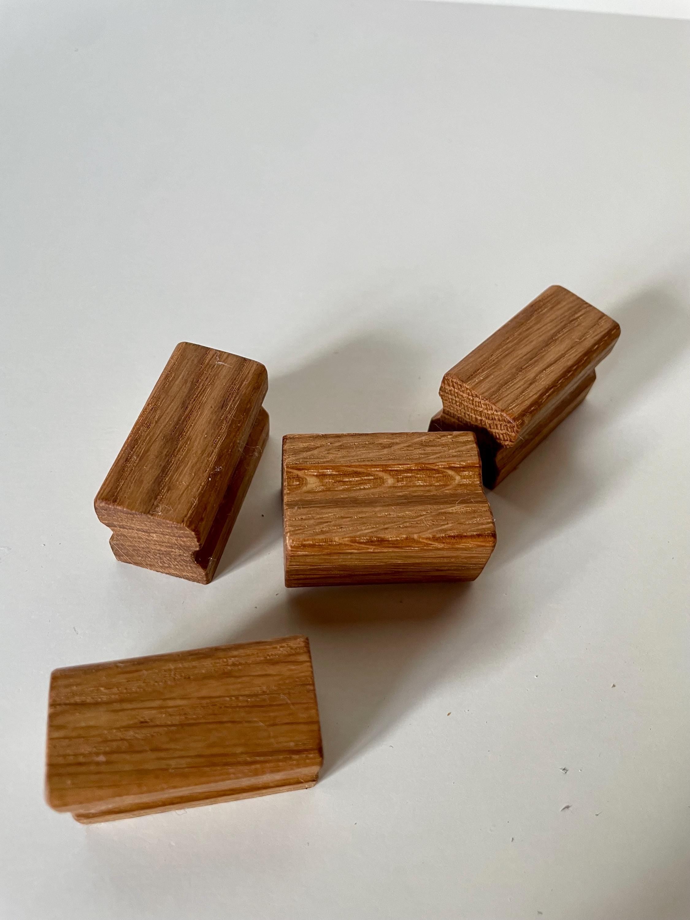 Möbelgriff aus Eichenholz modern, handgefertigt & nachhaltig für Türen, Schubladen und Möbel