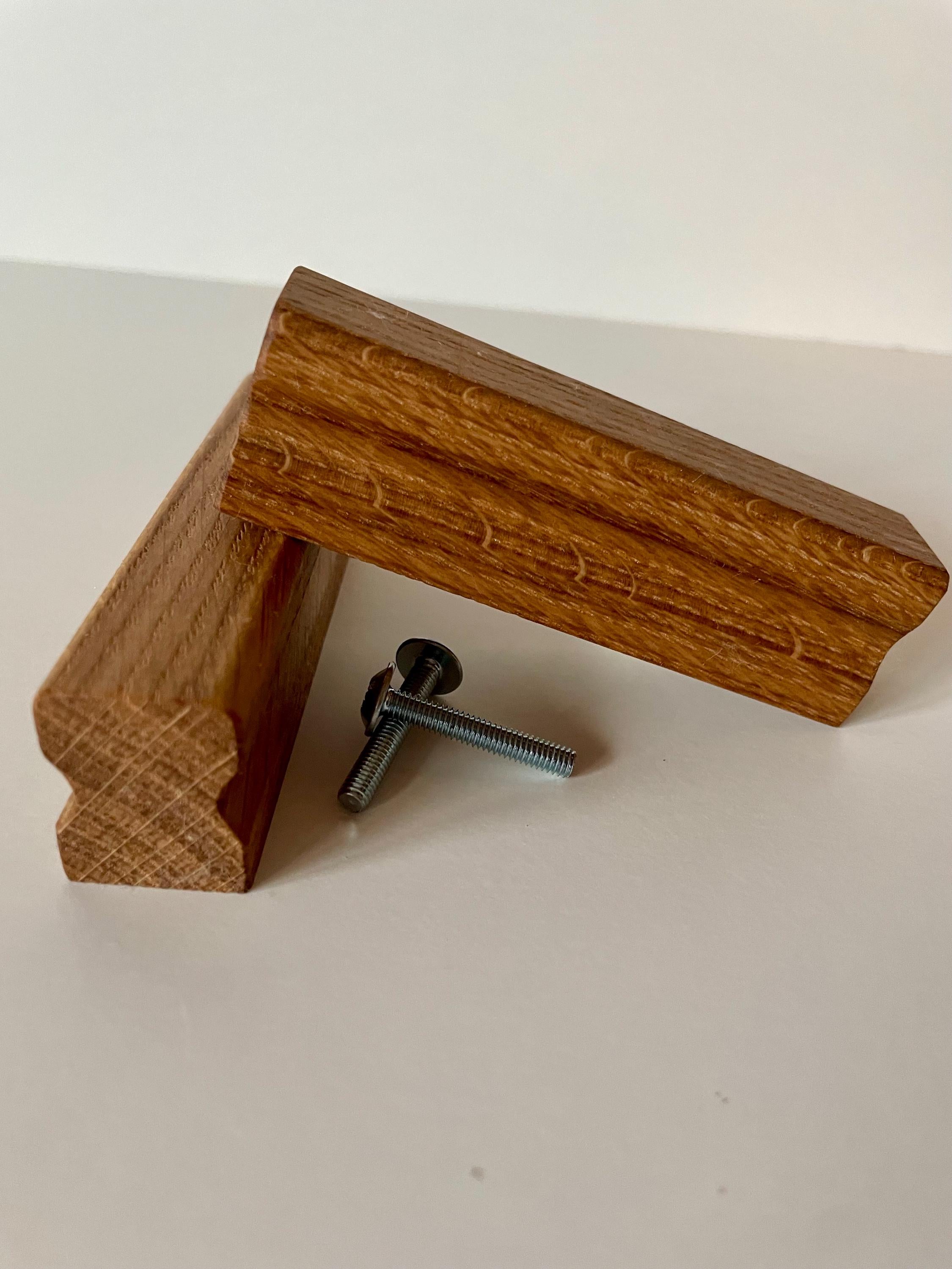 Möbelgriff Eiche schlank, modern & handgefertigt für Schubladen, Türen und Möbel