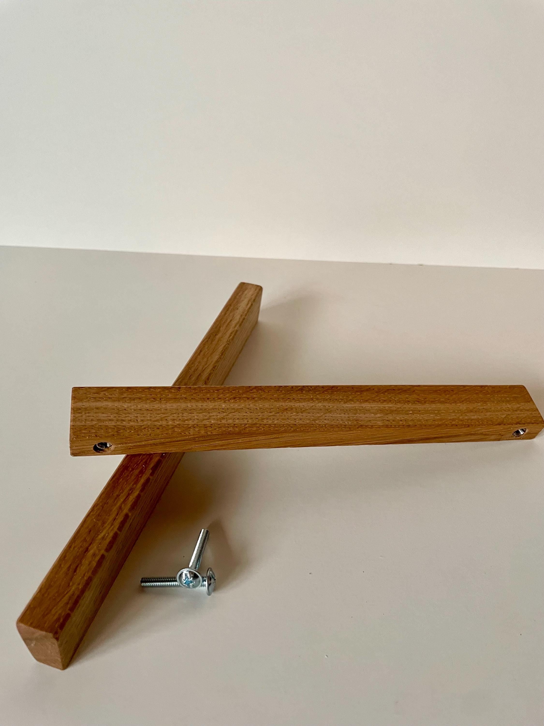 Möbelgriff Eiche schlank, modern & handgefertigt für Schubladen, Türen und Möbel DIY