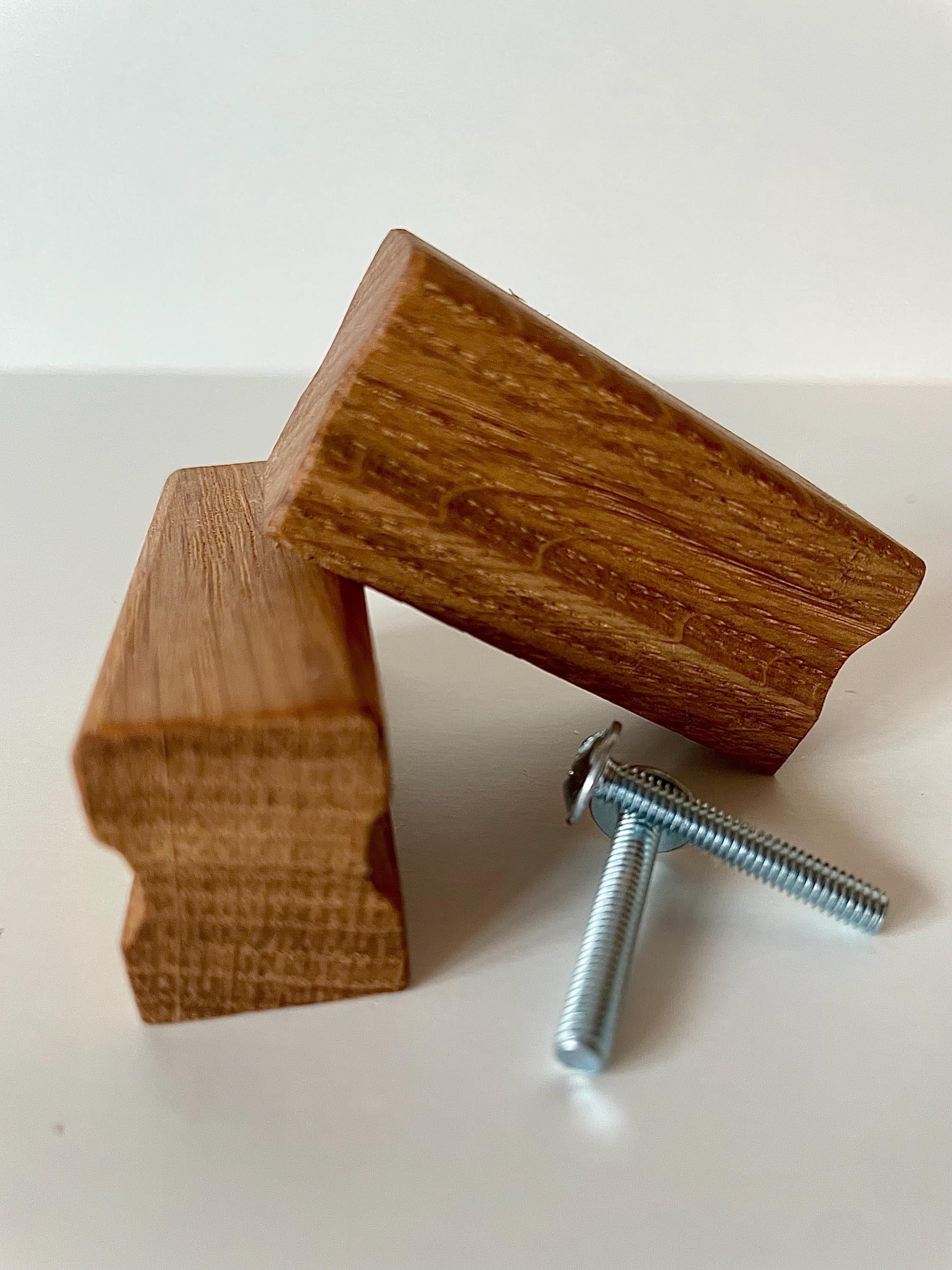 Möbelgriff Eiche schlank, modern & handgefertigt für Schubladen, Türen und Möbel