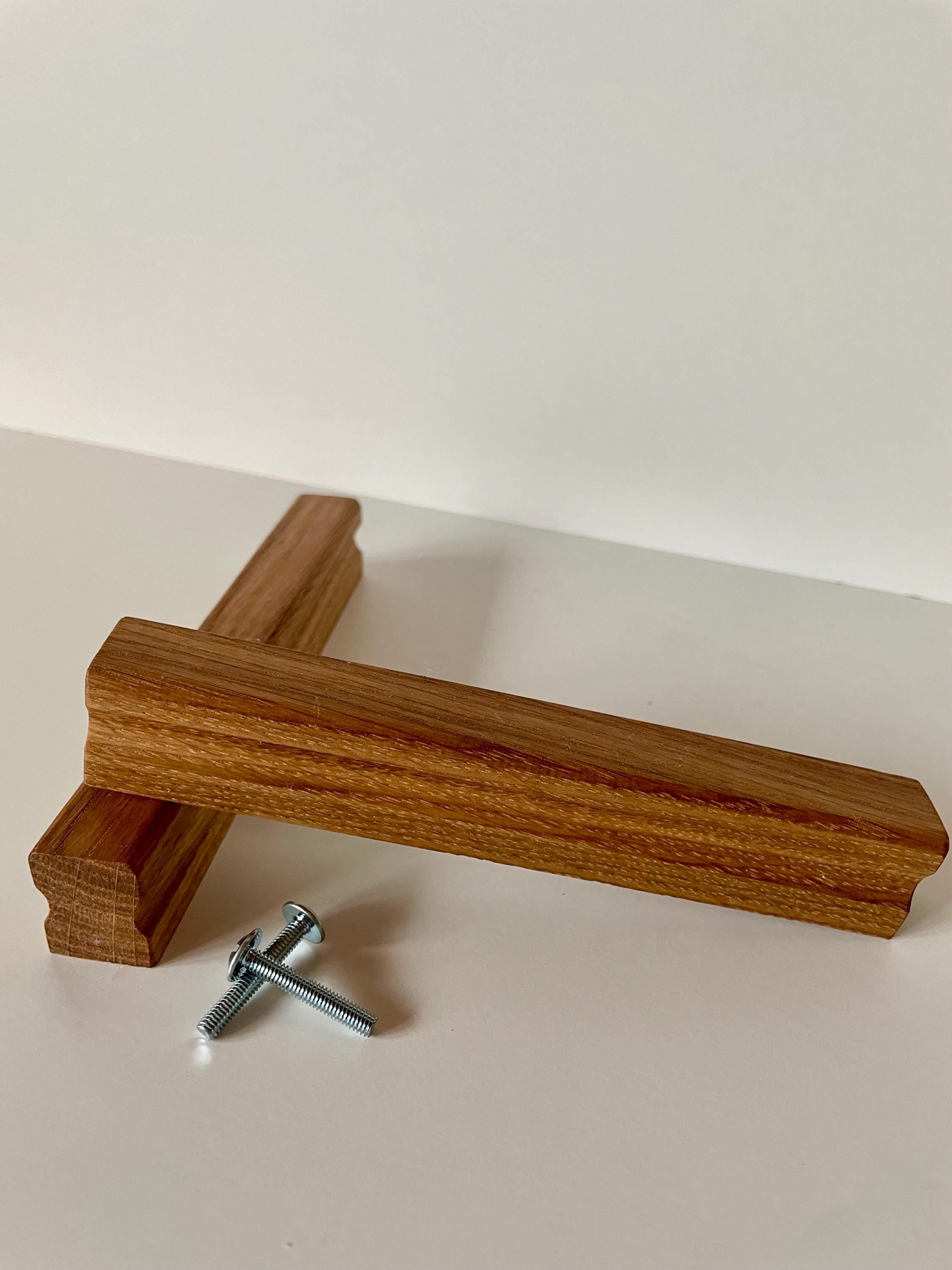 Möbelgriff Eiche schlank, modern & handgefertigt für Schubladen, Türen und Möbel
