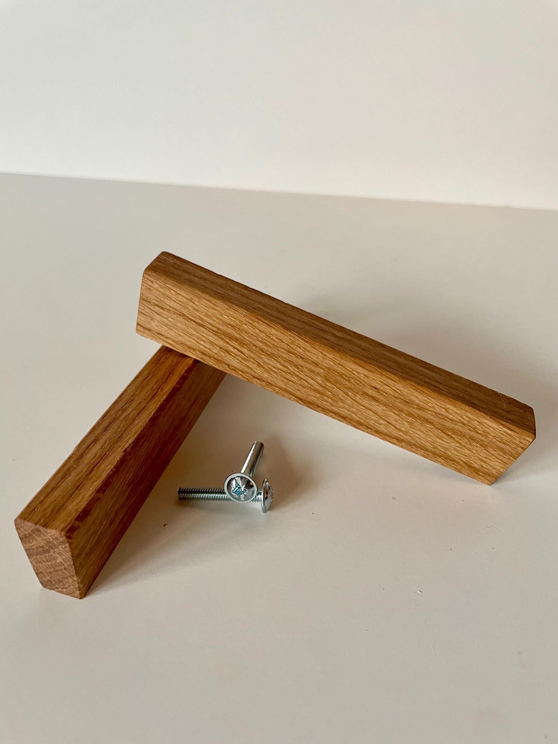 Möbelgriff Eiche schlank, modern & handgefertigt für Schubladen, Türen und Möbel DIY