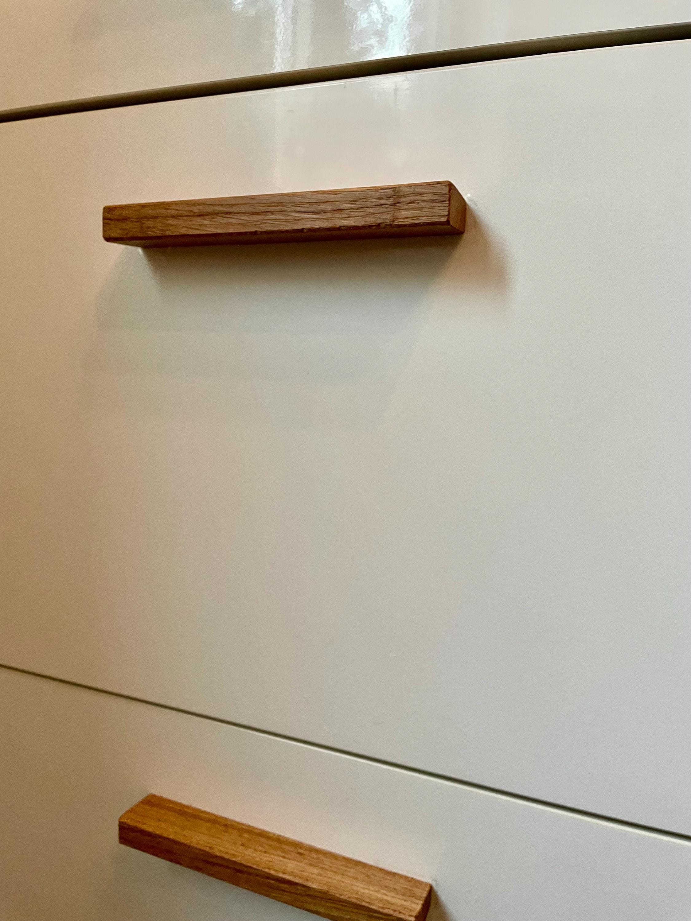 Möbelgriff Eiche schlank, modern & handgefertigt für Schubladen, Türen und Möbel DIY