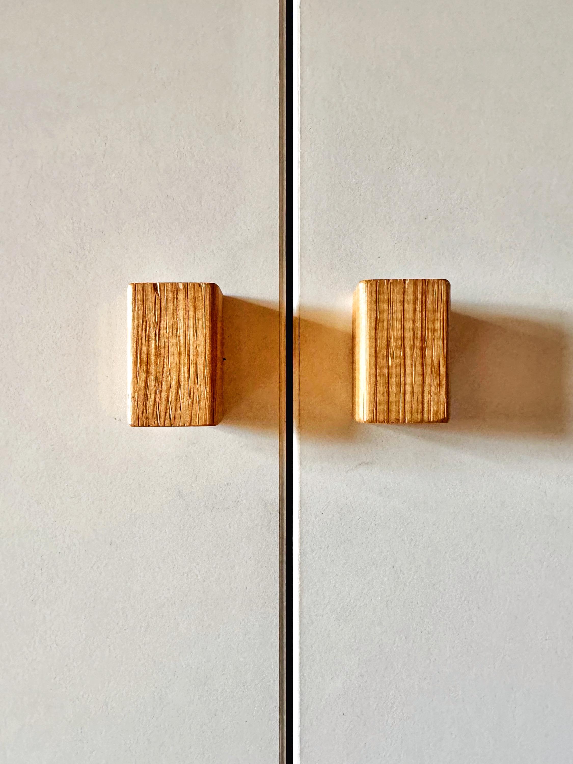 Möbelgriff aus Eichenholz handgefertigt & nachhaltig für Türen, Schubladen + DIY-Möbel