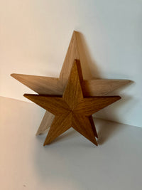 Holzsterne aus Eiche