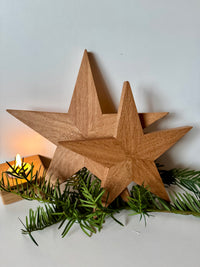 Holzsterne aus Eiche