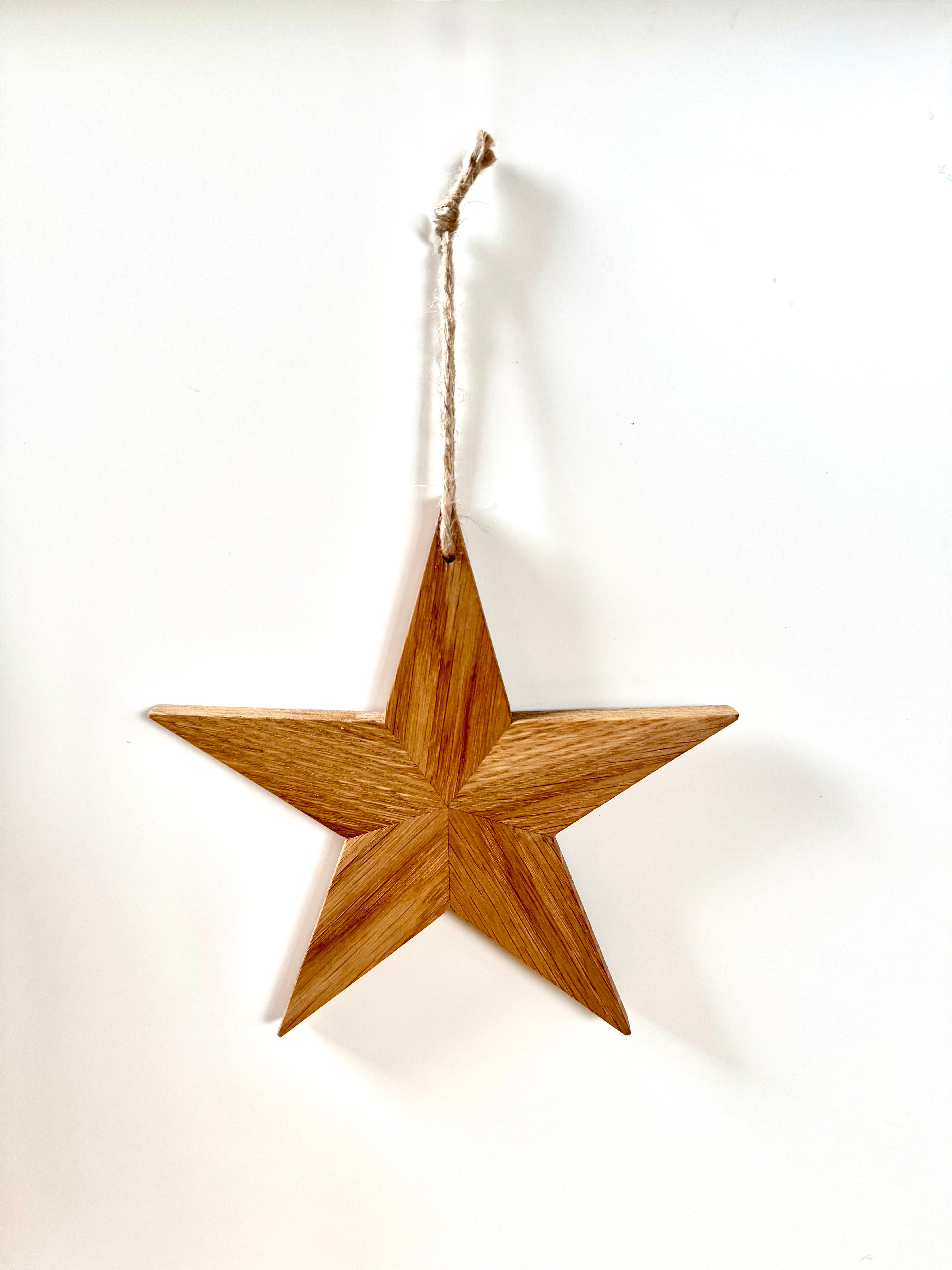 Holzsterne aus Eiche