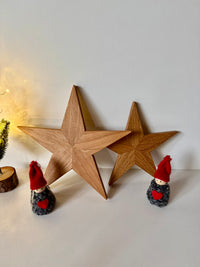 Holzsterne aus Eiche