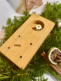 Freiwurf 6  Würfelspiel aus Eiche