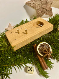 Freiwurf 6  Würfelspiel aus Eiche