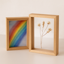 Doppelseitiger Bilderrahmen aus Holz