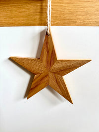 Holzsterne aus Eiche