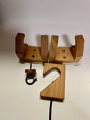 Fahrradhalterung Eiche  handgefertigte Wandhalterung aus Holz  stylisch & stabil für Rennrad, Fixie und Mountainbike