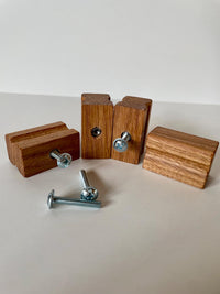 Möbelgriff aus Eichenholz  modern, handgefertigt & nachhaltig  für Türen, Schubladen und Möbel