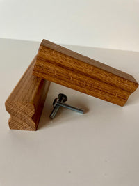 Möbelgriff Eiche  schlank, modern & handgefertigt  für Schubladen, Türen und Möbel