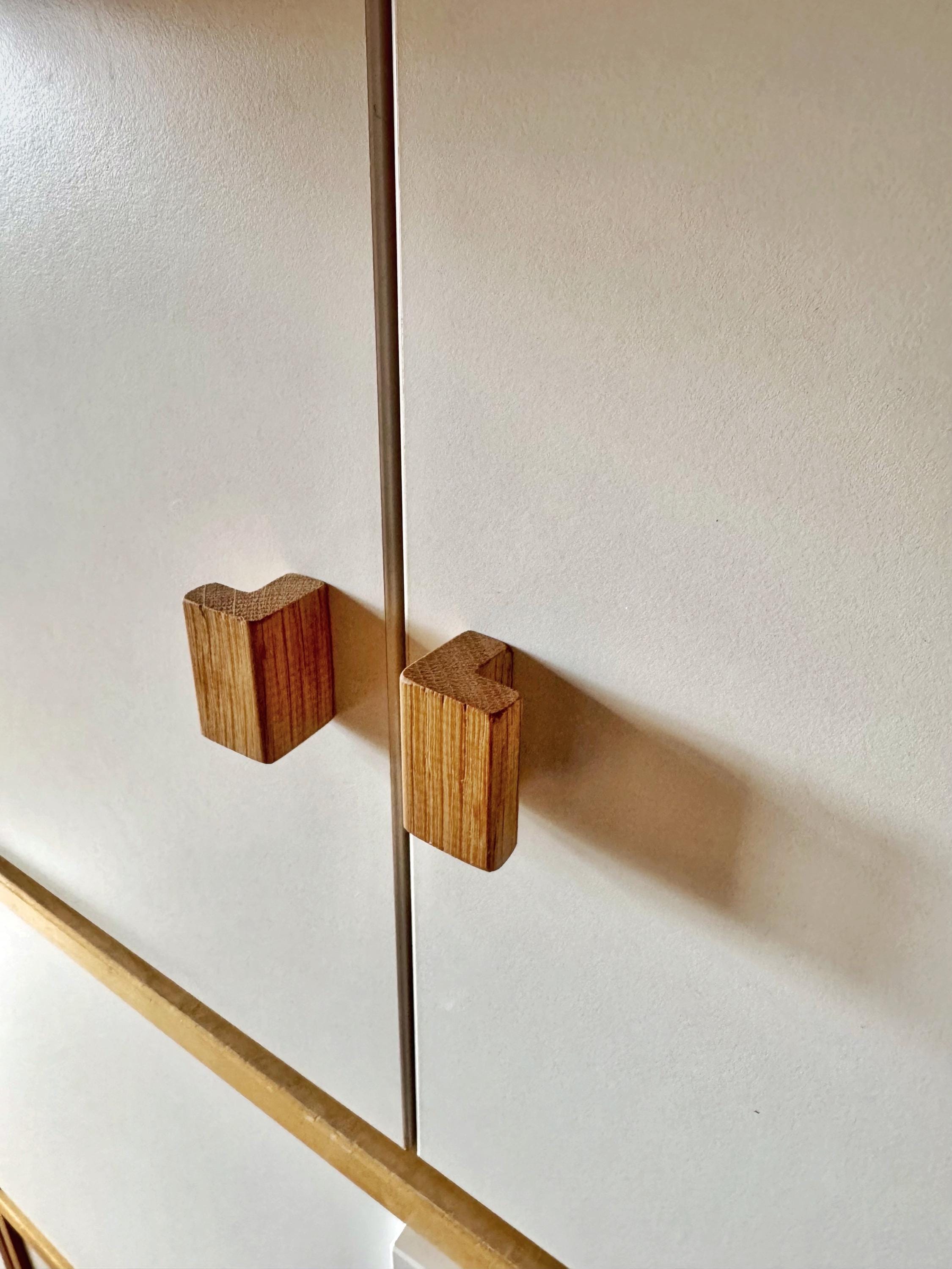 Möbelgriff aus Eichenholz  handgefertigt & nachhaltig  für Türen, Schubladen + DIY-Möbel
