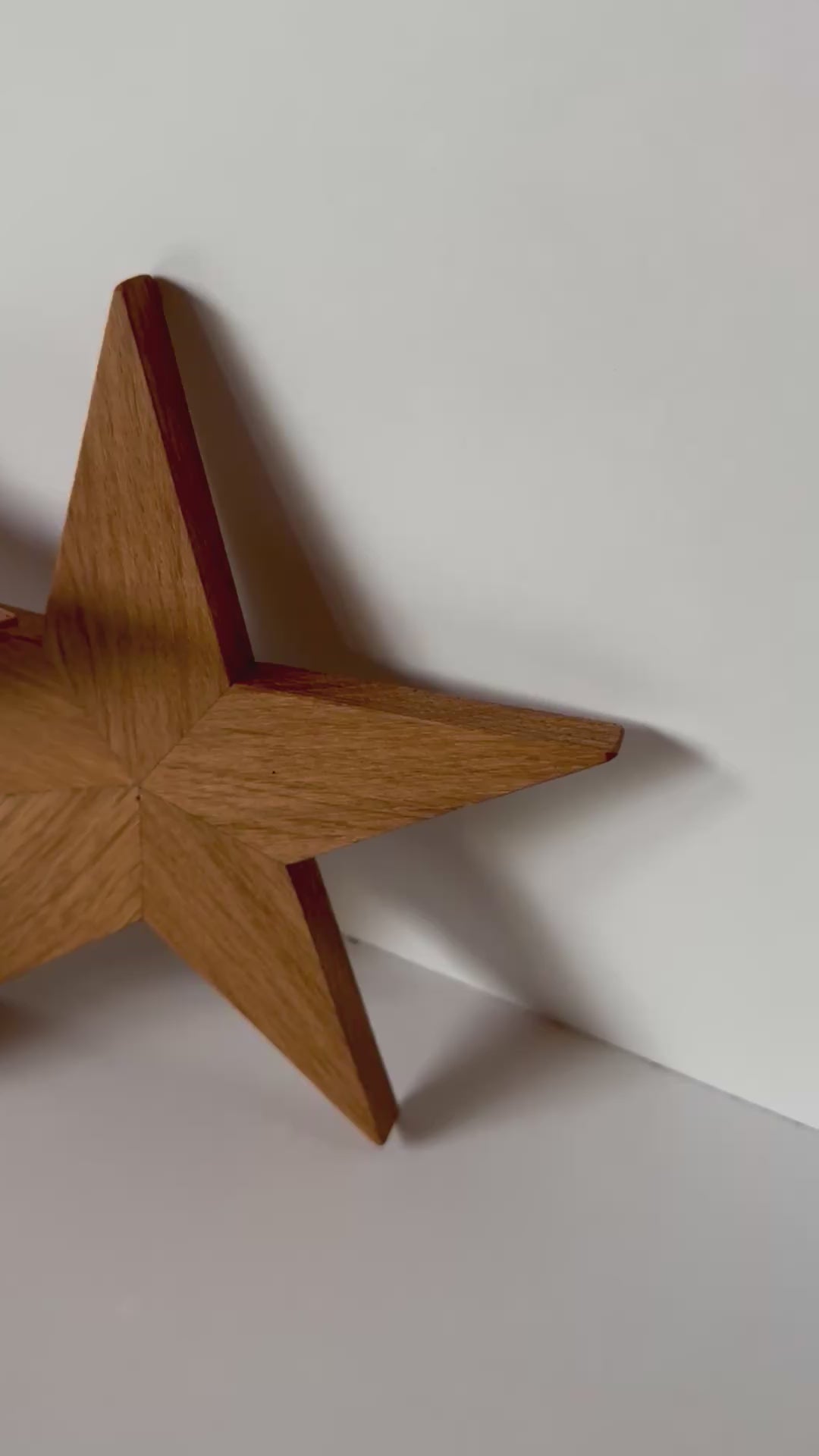 Holzsterne aus Eiche